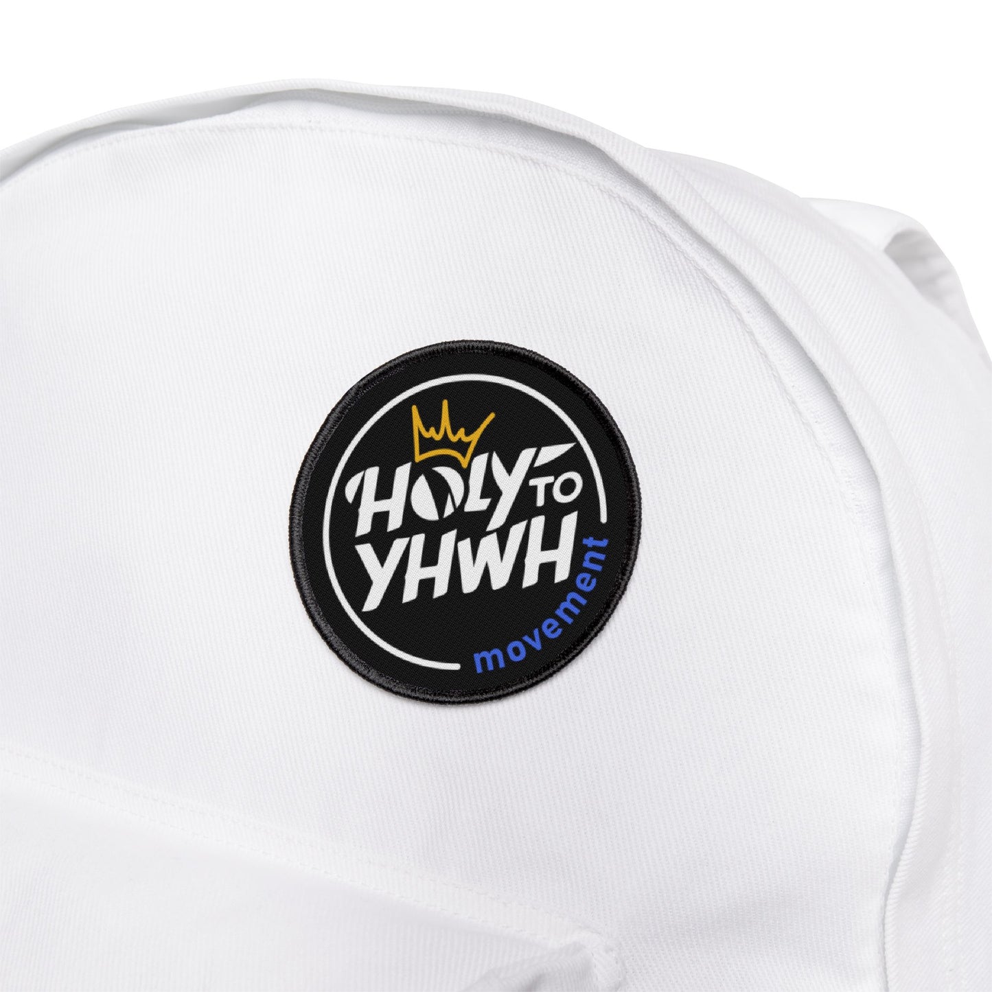 Iron-On Patch - Holy to YHWH Movement Logo Black